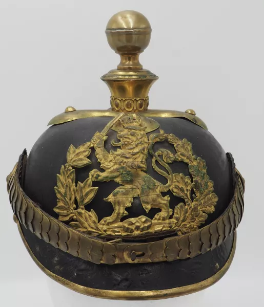 Hessen 25th or 64th Field Artillery Officers Pickelhaube Visuel 1 principal